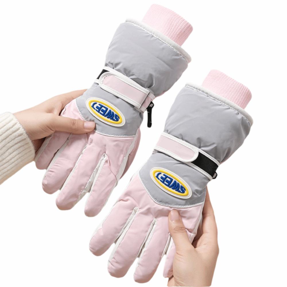 Keep Warm Snowboard Gloves Cycling Mittens Fashion Full Finger Mittens Outdooor