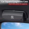 AAAYR1 Car Sunshade Glasses Storage Box Sunglasses Protective Box Holder For Opel Corsa Astra Insignia Vectra Zafira Meriva Mokka