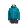 adidas Equipment Series SS25 свободная теплая спортивная куртка с капюшоном на утином пуху с буквами мужская куртка зеленая KA7980
