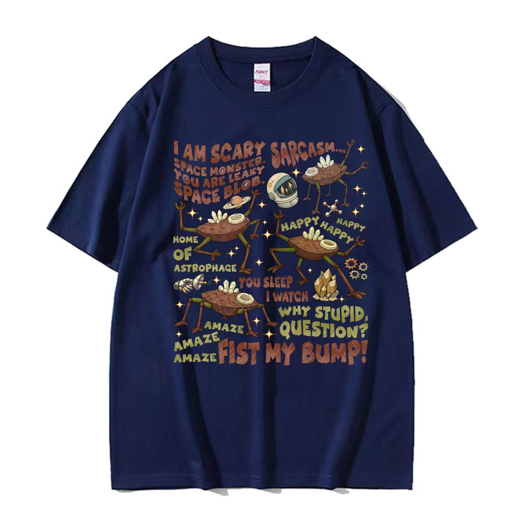 Rocky Amaze Project Hail Mary Graphic T Shirts Unisex Women Fashion Vintage Street Short Sleeve T Shirt Casual Pure Cotton Tshirts