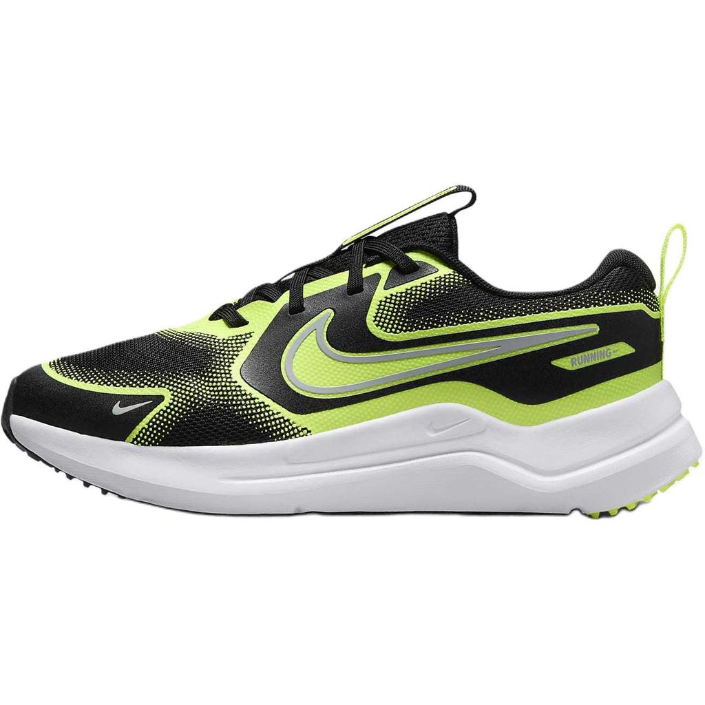 Nike Cosmic Runner Удобные, нескользящие, износостойкие, дышащие Низкие детские кроссовки для бега Черный Желтый HM4402-005