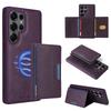 For Samsung Galaxy S25 Ultra Magnetic Case BETOPNICE Leather Phone Cover Kickstand with Detachable Card Bag