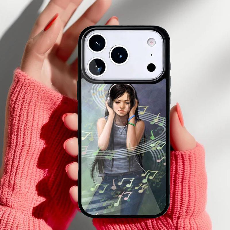 Музыкальные ноты Классическая музыка Искусство Чехол для телефона для iPhone 17 Air 16e 15 14 13 Pro Max Задняя крышка для 12 11 Pro Coque