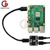 USB-разветвитель питания для Raspberry Pi BliKVM PiKVM KVM Тип-C Интерфейс Распределитель питания для Raspberry Pie 4 USB 1/2 Модуль