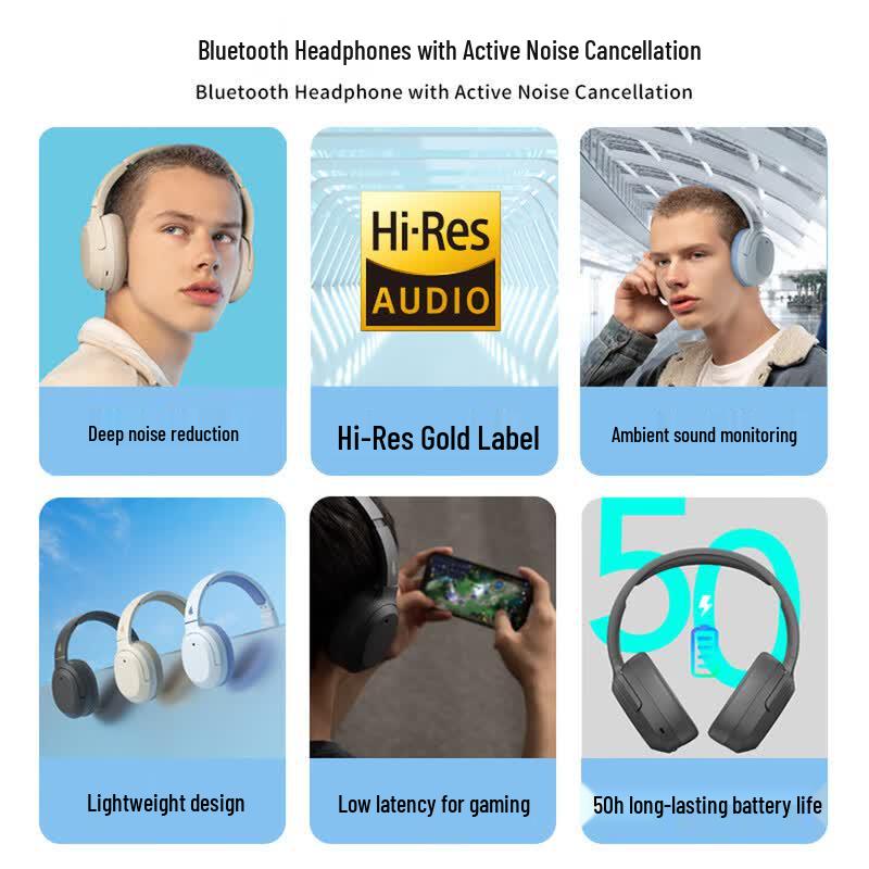 Edifier Беспроводные Bluetooth-наушники W820NB с активным шумоподавлением