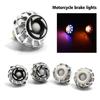 Universal Motorcycle Equipments Warning Lamp Angel Accessories Tail Eye Motorbike Rear Brake Led Moto Flashing Light Rgb L8r8