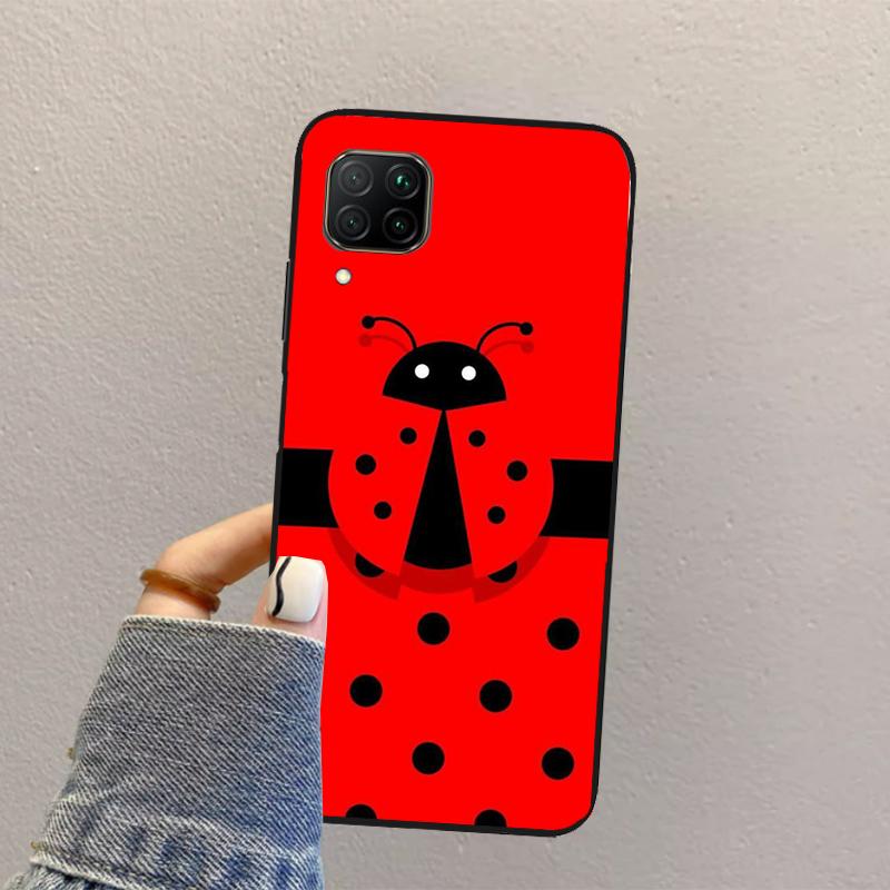 Чехол Божья коровка Для Huawei Nova Y70 Y90 Y60 Y73 Y72 Y61 Y91 12s 12i 11i 8i 9 10 SE P40 Lite P60 P30 Pro