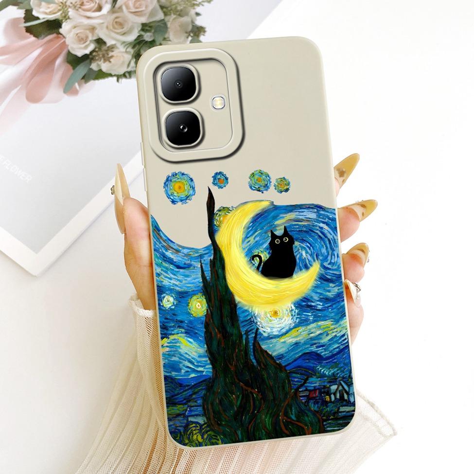 Чехол для телефона Infinix Smart20 X6840 X6840B Чехол для Infinix Smart 20 Роскошный Модный Милый Мультяшный Забавный Расписной Силиконовый Корпус