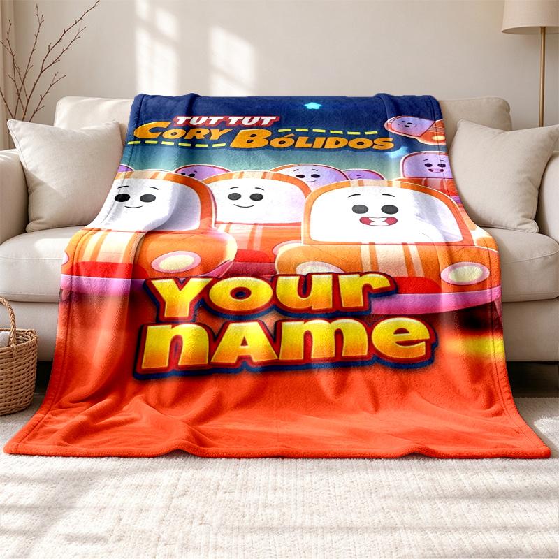 Go Go Cory Carson Customizable name outdoor blanket soft cozy and warm Multi-purpose office blanket outdoor camping and travel blanket all