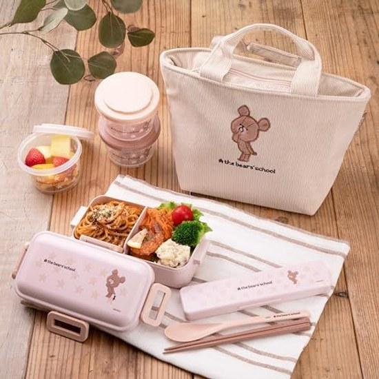 Скейтбордист Вельветовая Ткань Изолированная Сумка для Ланча Kuma no Gakkou Какао KCOB2