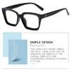 0~+ 3.00 Женские очки для чтения, большие мужские портативные диоптрийные очки высокой четкости, квадратная большая оправа, аксессуары для пресбиопии