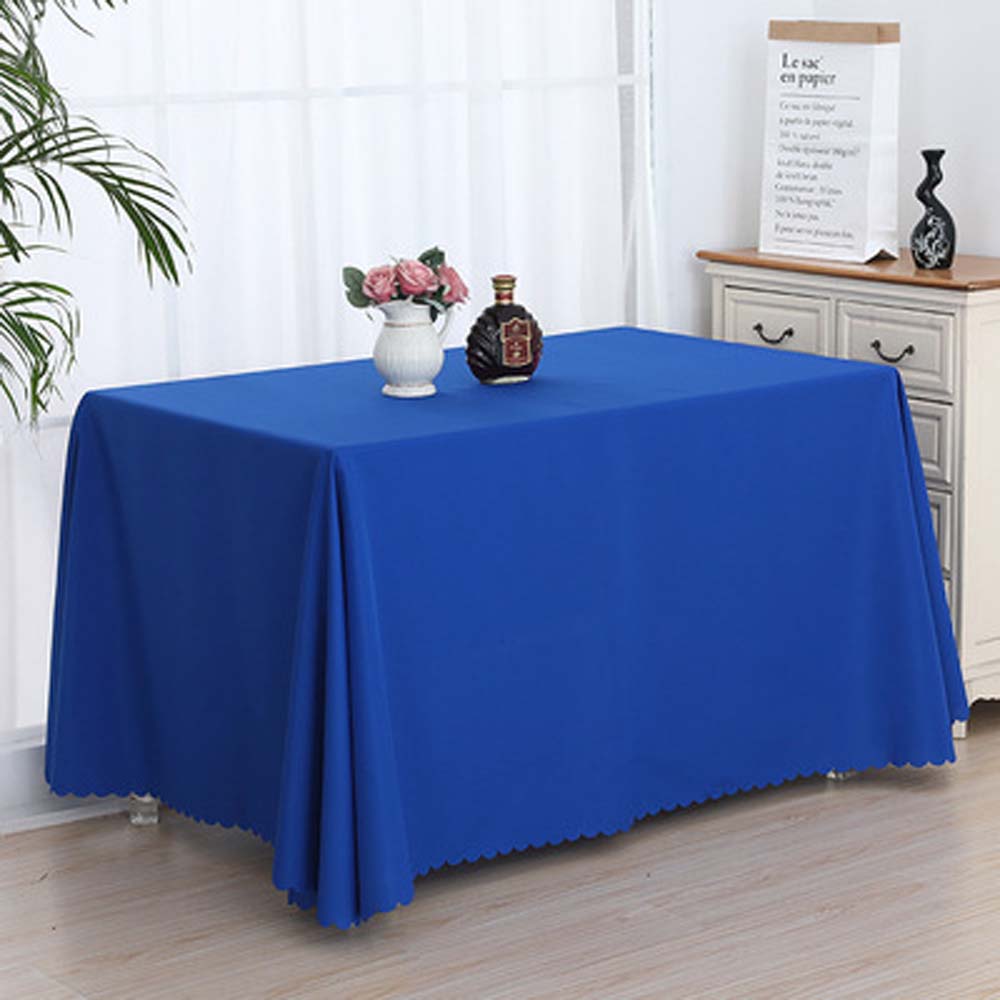 Table Cloth Solid Color Rectangular Tablecloths Wedding Elegant Conference Hotel Table Cover Exhibition Event Banquet Tablecloth