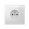 2025 LED Home Use Glass Panel Wall Light Switches Electric 220V Wall and Socket Durable  Product