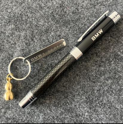 SCKS3 Business Ballpoint Pen Quick-drying Signature Pen Personalized Gift For BMW M Emblem E36 E34 F10 E90 E60 E30 E92 E87 Keychain
