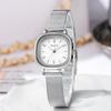 Женские кварцевые часы с сетчатым браслетом в корейском стиле - Высококлассный, нишевый, водонепроницаемый дизайн для дам и студенток