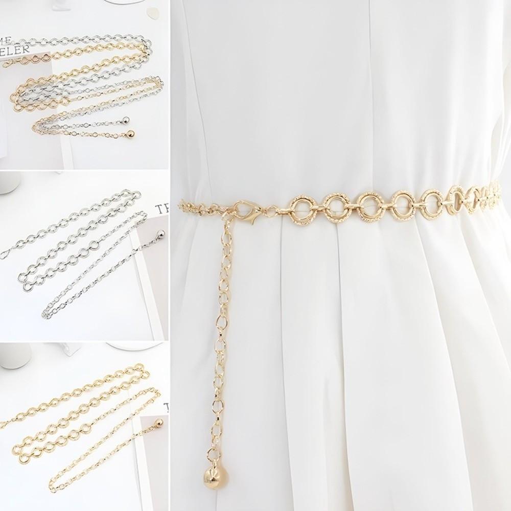 Adjustable Waist Belt Metal Women Skirt Corset Fashion Crystal Waist Chain Waist Chain Accessories