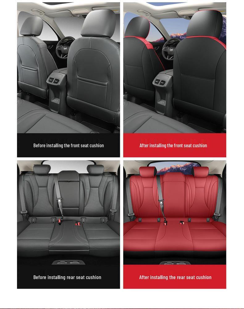 Buick Envision Full Coverage Leather Seat Cover - All-Season, Universal Fit.