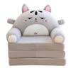 2 In 1 Foldable Children"s Sofa Cushion Plush Sofa Cute Sofa Chair for Children