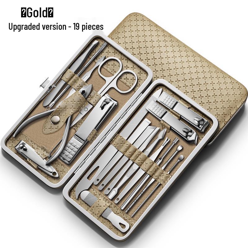 Премиальный набор кусачек для ногтей, устойчивый к смазыванию и брызгам, для мужчин и женщин
