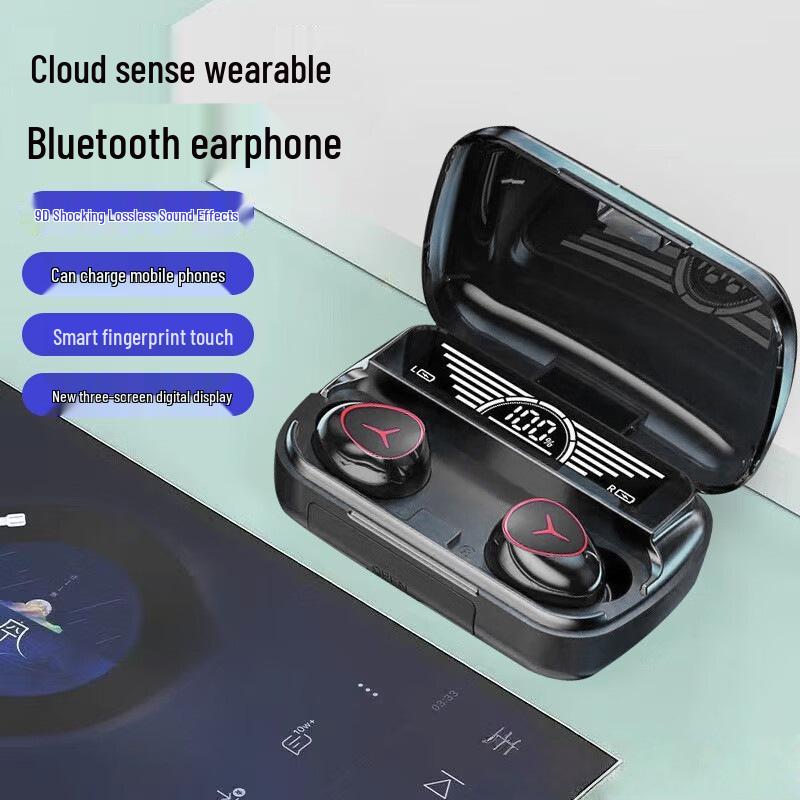 Премиальные игровые беспроводные Bluetooth-наушники-вкладыши с шумоподавлением для тройного дисплея