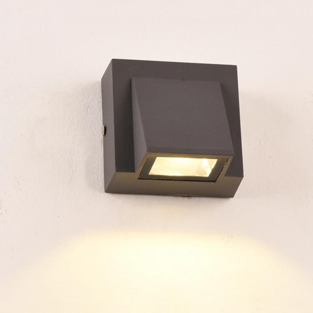 LED Wall Lamp IP65 Outdoor Waterproof Garden Porch Lighting Lamp Modern Simple Aluminum Indoor Wall Light