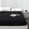 Waterproof Fitted Sheet King Mattress Protector Cover Solid Color Breathable Fabric Easy