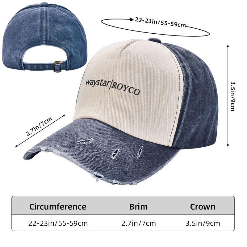 Женская бейсболка унисекс Waystar Royco Merch, потертая джинсовая кепка, винтажная кепка с надписью «Наследие», Snapback, шляпа Casquette