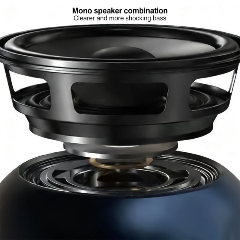 Алюминиевая Bluetooth-совместимая колонка с мощными басами, стереофонический звуковой ящик для активного отдыха, домашнего развлечения