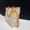 [Pre-Owned] Neverfull PM Checkerboard Coated Canvas Leather Tote Bag - Very Good #1P64B72