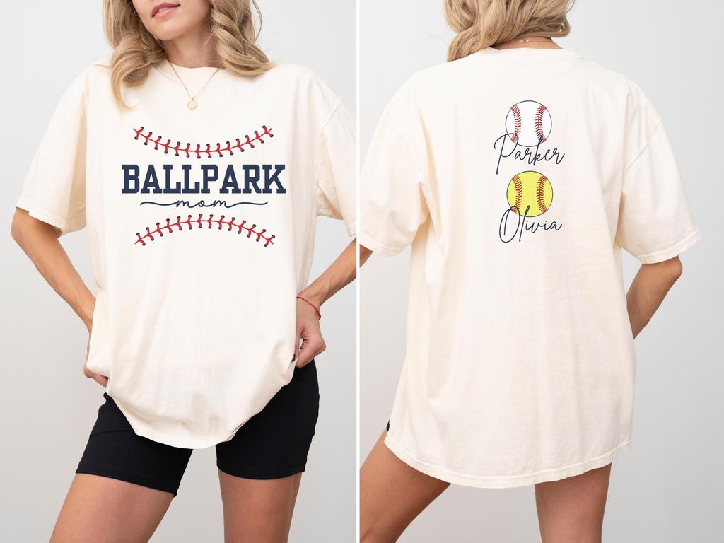 Baseball Softball Mom Shirt Softball Baseball Mom Shirt Ballpark Mom Shirt Ballpark Mama Shirt Custom Baseball Mom Gift Softball Mom Gift