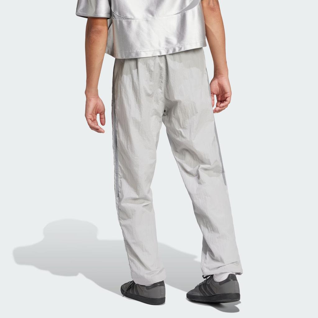 Adidas Originals Adicolor 2000s Track Tracksuit Bottoms Loose Comfortable Versatile Mid-Rise Knitted Sports Pants Men Bottoms Light-Gray Gray JP1135