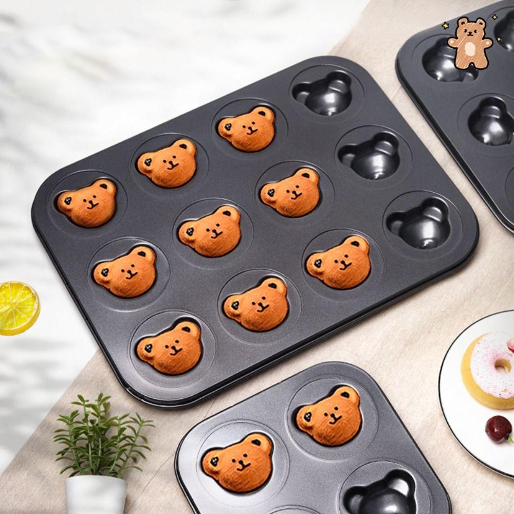 6/9/12 Cavity Cake Mold Non-stick Coating Baking Tray High-quality Muffins Moulds Cake Making