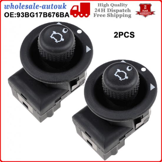 2PCS For Ford C-Max MPV Transit Street Ka Mondeo Fiesta Mirror Adjusting Switch