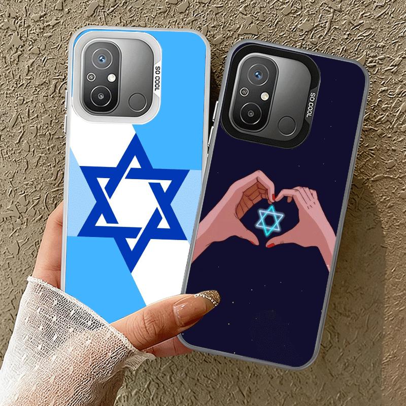 David Jewish Star Symbol Shockproof Phone Case for Xiaomi Poco X7 X6 X5 X3 Pro F7 Ultra M8 Redmi 15C 15 14C 13C 12C 10C 13 12 10