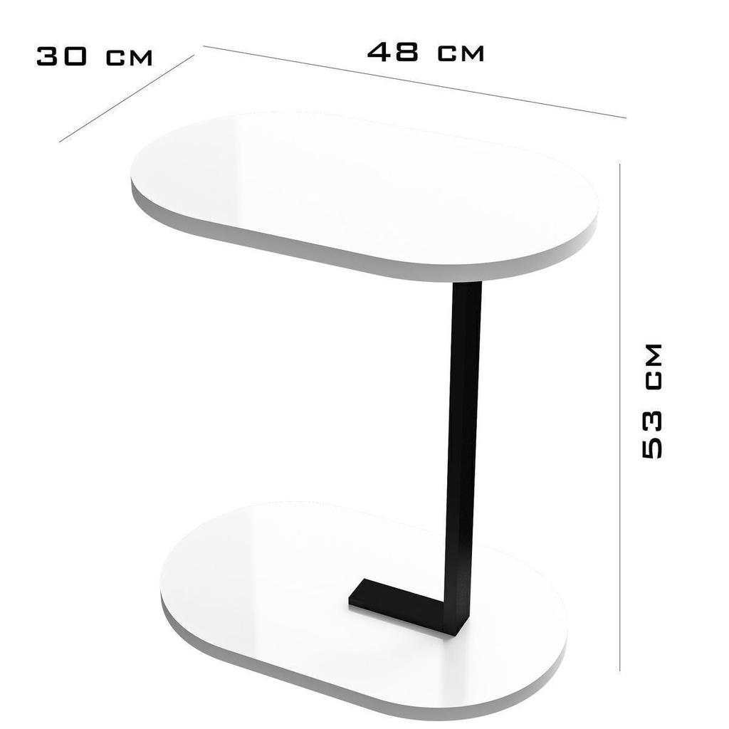 Деревянный журнальный столик с боковой стороной C, диван-стол, железная ножка, сервировочный стол для чая и кофе