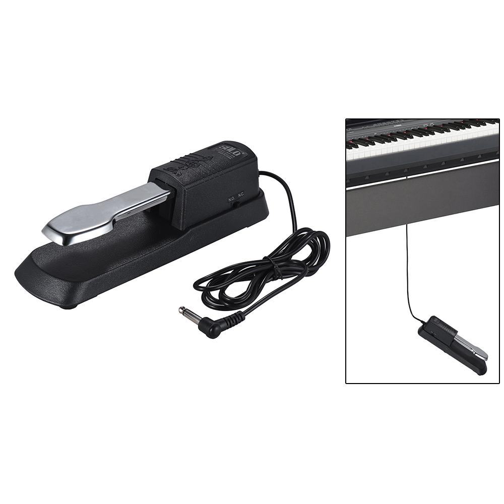 Universal Piano Sustain Pedal Keyboard Foot Damper Pedal with 6.35mm Plug for Casio Yamaha Roland Electronic Organ MIDI