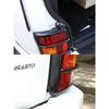 For LADA NIVA Metal Black Tail Light Cover Trim Frame Rear Lamp Guard Protective Sticker Car Styling Accessories 2pcs