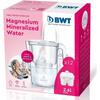 BWT - BWT Vida Manual Water Filter Jug 2.6L 12 Magnesium Filters Manual Counter Reduces Chlorine, Lime and Impurities CE