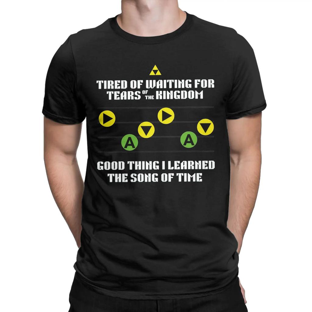 Streetwear Zelda Tears Of The Kingdom Tshirt Unisexs Cotton Short Sleeve Game Merch Round Neck Summer Top Tee