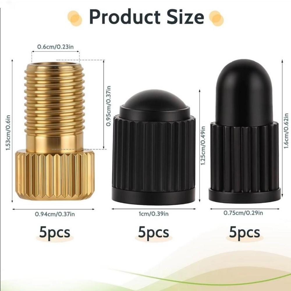 Copper Brass Presta Valve Adaptor For All Types of Bikes/For E-Bikes and E-Scooters