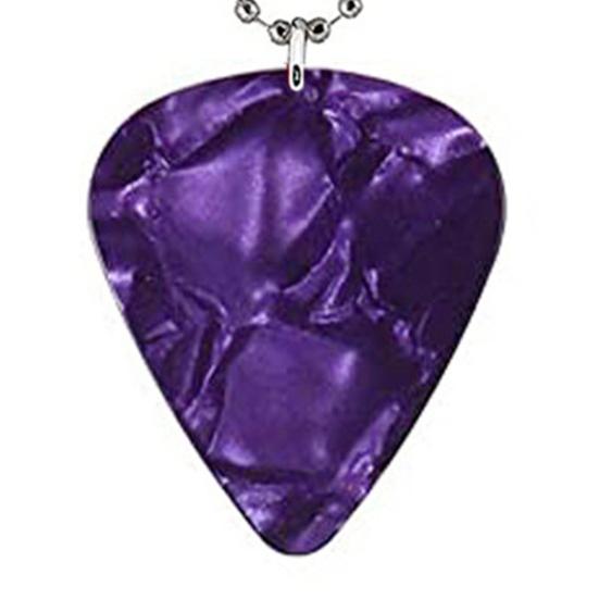 Men Necklace Decorative All-match Unisex High-Cold Guitar Pick Pendant Necklace for Daily Wear