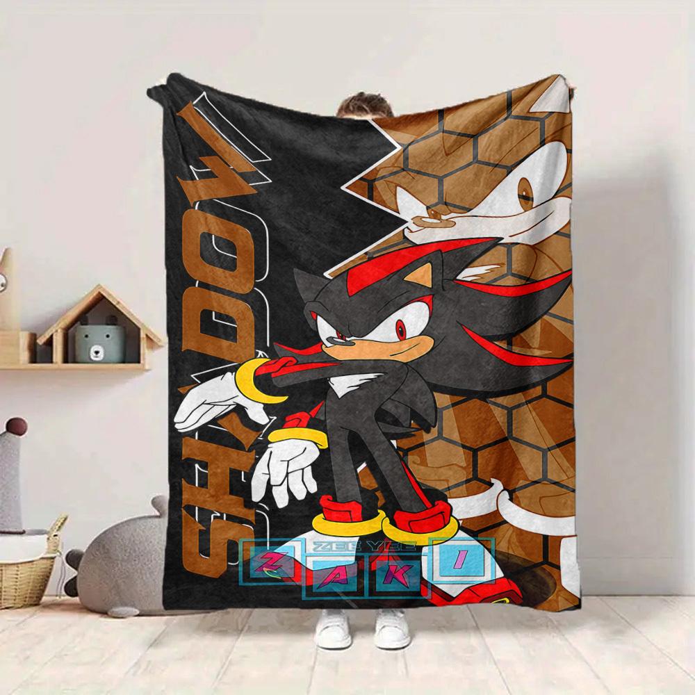 1pc Shadow Sonic Flannel Blanket, Soft Skin Friendly with Digital Printing, Various Sizes Available for Family, Friends, Birthday