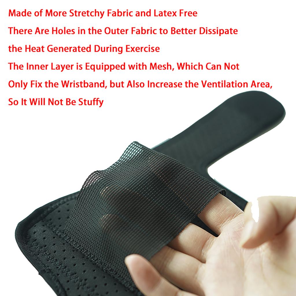 Эластичные ремешки на запястья, 1 пара ремешков на запястья с пружинной опорой, регулируемая защита подставки для запястий для спортивной защиты, ежедневного фитнеса и занятий спортом
