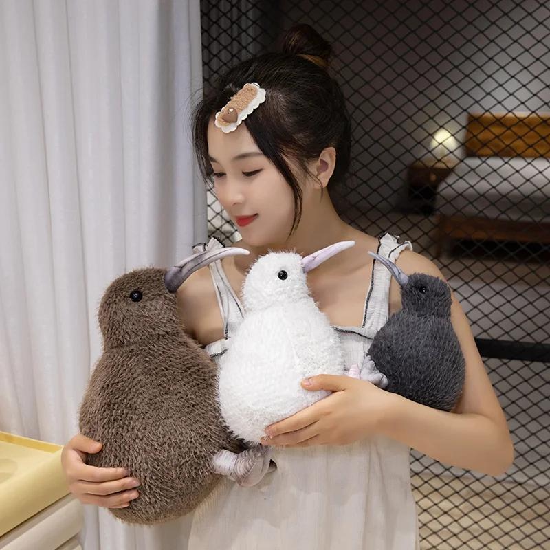 Kiwi Bird Doll Puzzle Simulation Python Snake Plush Toy Stuffed Soft Animal Snake Hand Puppet Plushie Dolls Children Funny Gift
