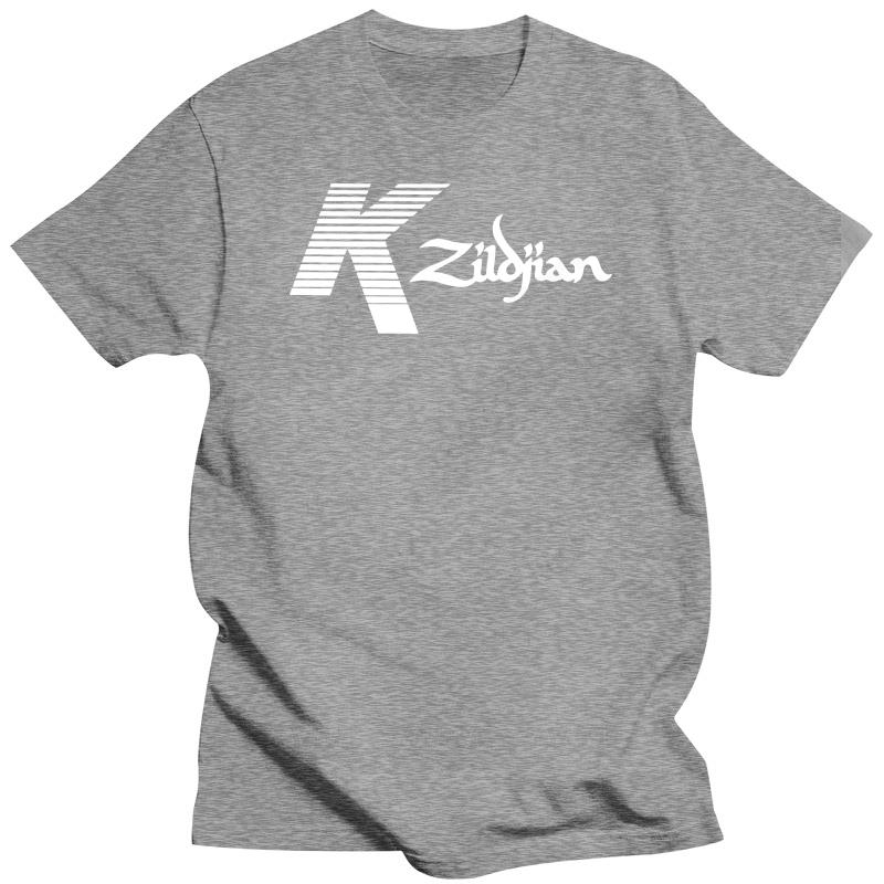 Взрослые футболки для подростков хлопковые футболки Zildjian K Percussion Drums Логотип тарелки - Черная индивидуальная футболка топ мужской топ футболки