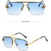 Men's Glasses Sun Protection UV Protection Fashion Personality Retro Hip Hop Punk Driving Commuter Travel Sunglasses for Fishing