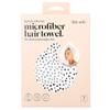 Quick-drying Microfiber Hair Towel, Micro Dot, 1 Piece
