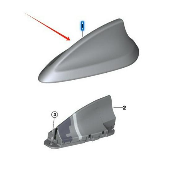 65209371345 Крышка антенны для BMW 5 серии G31, 6 серии G32 GT, X3 G01