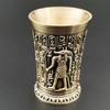 Vintage Egyptian Wine Glass Bronze Small Swallow Cup Creative Bullet Cup Personality Shot Cup Bar One Bite Cup