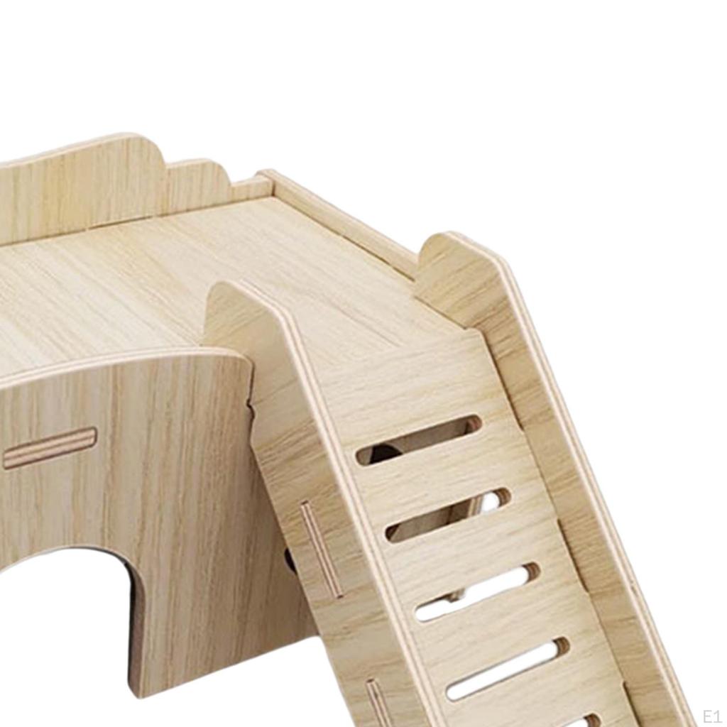 Hamster House and Hideout Cage Accessories Fun Cabin Gerbil for Small Pet